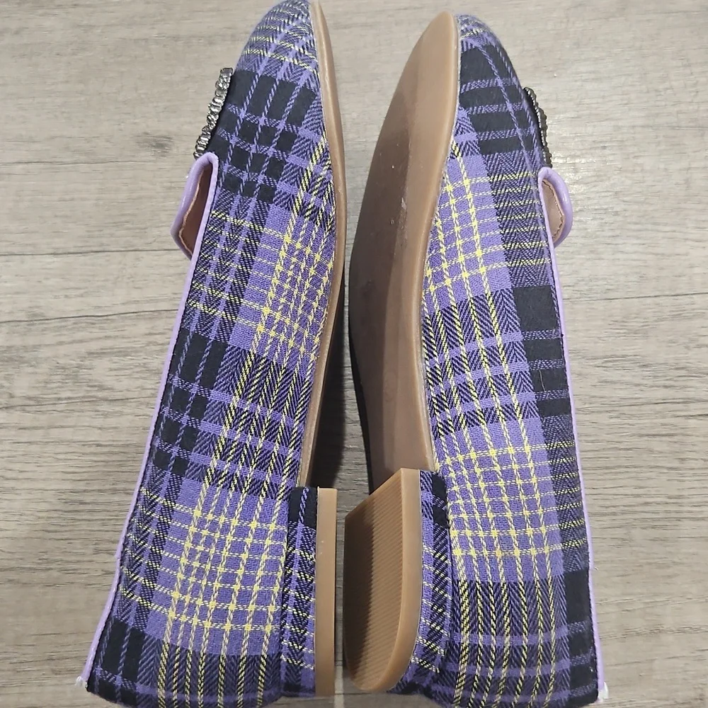 Elle kids purple plain flats... Size 1 girls